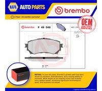 Brake Pads Set fits MAZDA 6 GJ 2.5 Front 2012 on Brembo G4YA3328Z GVYB3328Z New