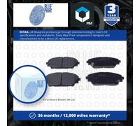 Brake Pads Set fits MAZDA 3 2.2D Front 13 to 19 Blue Print BHY13328ZA B4Y03328ZB