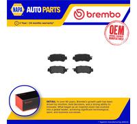 Brake Pads Set fits MAZDA CX3 DK 2.0 Rear 2015 on Brembo DAY32648Z DAY32648ZA
