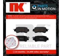 NK Rear Brake Pad Set for Mazda CX5 PEY7/PEY6 2.0 November 2011 to November 2017
