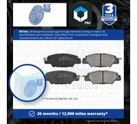 Rear Brake Pads CX5 Set Kit Fits Mazda KAY0-26-48Z Blue Print ADM542114