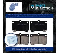 Brake Pads Set fits MAZDA DEMIO DW 1.3 Front 98 to 03 Blue Print BCYA3323Z New