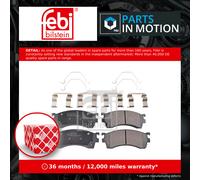 FEBI BILSTEIN BRAKE PAD SET, DISC BRAKE FRONT FORD USA MAZDA 323 F 323 S 626 MX-