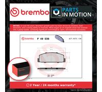 Brembo P49036 Rear Disc Brake Pad - Set of 4