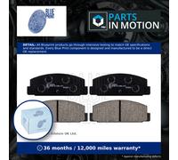 Brake Pads Set fits MAZDA 5 CR19 2.0 Rear 05 to 10 Blue Print B6Y82643Z Quality