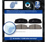 Brake Pads Set fits MAZDA 5 CR19 2.0 Rear 05 to 10 Blue Print B6Y82643Z Quality
