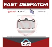 BREMBO P68051 Brake Pad Set For Disc Brake Front Fits Morgan NOBLE Renault TVR