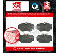 Brake Pads Set Front 16061 Febi A0004209120 A0014208120 A0014209620 A0024200220