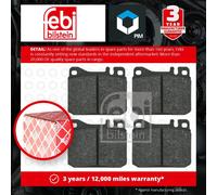 Brake Pads Set fits MERCEDES 220 W123 2.2D Front 76 to 79 OM615.941 A0004205920