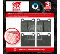 Brake Pads Set Rear 16127 Febi A0004205720 A0004205820 A0004207620 A0014200620
