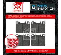Brake Pads Set fits MERCEDES 380SEC C126 3.8 Front 81 to 85 M116.963 A0004205920
