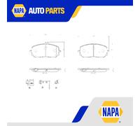 Brake Pads Set fits MERCEDES A180 V177 1.3 Front 2018 on M282.914 Brembo Quality
