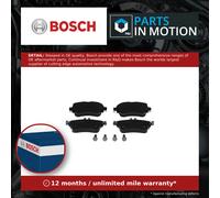 Brake Pads Set fits MERCEDES B180 W246 1.6 Front 11 to 18 M270.910 Genuine Bosch