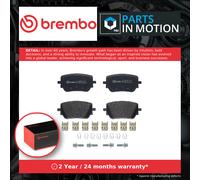 Brake Pads Set fits MERCEDES A180D 177, W177 1.5D Rear 2018 on Brembo 0004201706