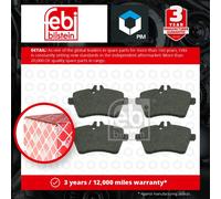Front Brake Pads A Class Set Kit Fits Mercedes 169 420 03 20 S1 Febi 16536