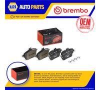 Brake Pads Set fits MERCEDES B160 246 1.6 Front 15 to 18 M270.910 Brembo Quality