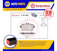 Brake Pads Set fits MERCEDES B160 W245 1.5 Front 09 to 11 M266.920 Brembo New