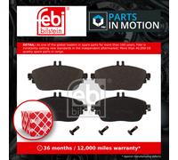 Brake Pads Set fits MERCEDES B250E 242, W246 Front 2.0 14 to 18 A0004203002 Febi