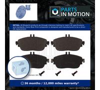 Brake Pads Set fits MERCEDES GLA250 X156 2.0 Front 2013 on M270.920 Blue Print