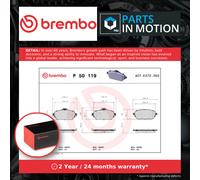 Brake Pads Set fits MERCEDES C200 2.0 Front 2013 on Brembo 0004204500 0084203120