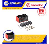 Brake Pads Set fits MERCEDES C220 S203 2.1D Front 06 to 07 OM646.963 Brembo New