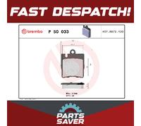Brake Pads Set fits MERCEDES C220 S203 2.1D Rear 06 to 07 OM646.963 Brembo New