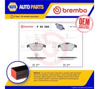 Brake Pads Set fits MERCEDES C250 2.2D Rear 2008 on Brembo 0054200720 0054204220