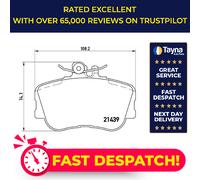 Brembo Brake Pad Set Front With Caliper Screws Fits Mercedes-Benz C-Class