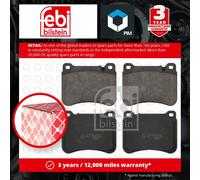 Febi 16751 Disc Brake Brake Pad Set Fits Mercedes C-Class C 180 Kompressor