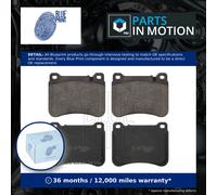 Brake Pads Set fits MERCEDES SLK280 R171 3.0 Front 05 to 11 M272.942 Blue Print