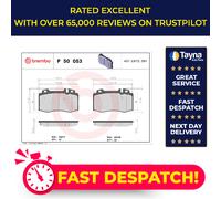 Brake Pads Set fits MERCEDES C30 AMG 3.0D Front 02 to 08 OM612.990 Brembo New