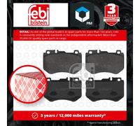 Brake Pads Set fits MERCEDES C300D W205 2.0D Front 2018 on OM654.920 A0084201720