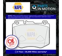 Brake Pads Set fits MERCEDES E350D S213, W213 Front 2.0D 3.0D 2016 on NAPA New