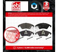 Brake Pads Set fits MERCEDES C320 W204 3.0D Front 07 to 14 A0054201020 Febi New