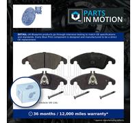 Brake Pads Set fits MERCEDES E250 S212 2.2D Front 09 to 16 OM651.924 Blue Print