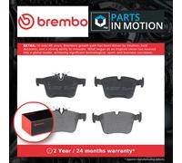 Brake Pads Set fits MERCEDES C350E S205, W205 2.0 Rear 15 to 18 M274.920 Brembo