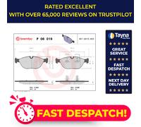 P06019 Front Brake Pad Set 4x Pads Prepared For Wear Indicator Braking By Brembo