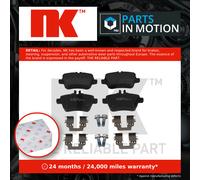Brake Pads Set fits MERCEDES SLK300 R172 2.0 Rear 2015 on NK 0064202320 Quality