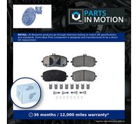 Brake Pads Set fits MERCEDES EQA250 H243 Front 2021 on EM780.200 Blue Print New