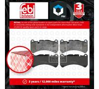 Brake Pads Set fits MERCEDES SLK55 AMG R171 5.5 Front 04 to 11 M113.989 Febi New