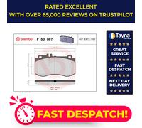 Brake Pads Set fits MERCEDES CLS350 C218, X218 3.5 Front 11 to 14 M276.952 New