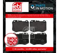 Brake Pads Set fits MERCEDES E220D 2.0D Front 2016 on OM654.920 A0004209603 Febi