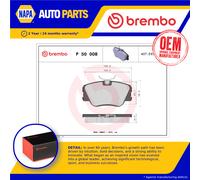 Brake Pads Set fits MERCEDES E250 S124, W124 2.5D Front 93 to 96 Brembo Quality