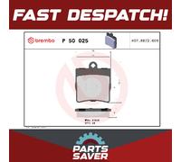Brake Pads Set fits MERCEDES E250 S124, W210 2.5D Rear 96 to 99 Brembo Quality