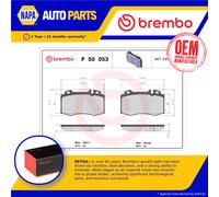Brake Pads Set fits MERCEDES E270 VF211 2.7D Front 03 to 05 OM647.961 Brembo New