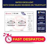 Brake Pads Set fits MERCEDES E280 W211 3.0 Front 05 to 08 M272.943 Brembo New