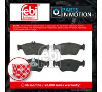 febi bilstein 16027 Brake Pad Set, 1 unit