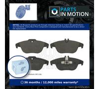 Brake Pads Set fits MERCEDES E350 A207, C207 3.0D Rear 09 to 16 Blue Print New
