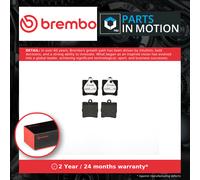 Brake Pads Set fits MERCEDES E300 S124, W210 3.0D Rear 95 to 97 Brembo Quality
