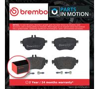 Brake Pads Set fits MERCEDES E300D 2.0D Rear 2017 on Brembo 0004206000 Quality